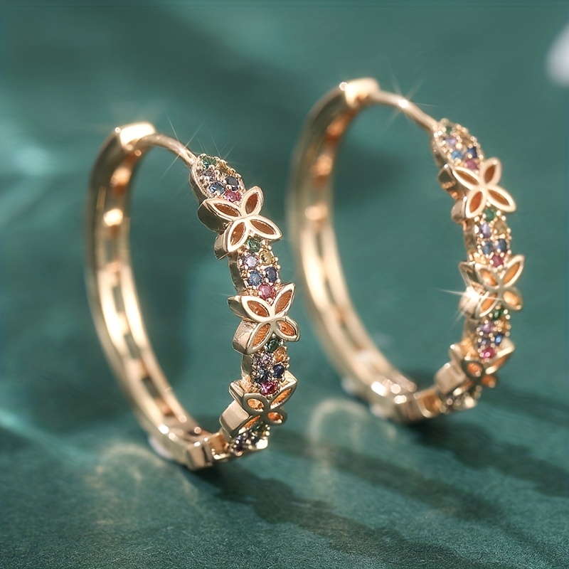 Women's Bohemian Floral-Like Butterfly Earrings